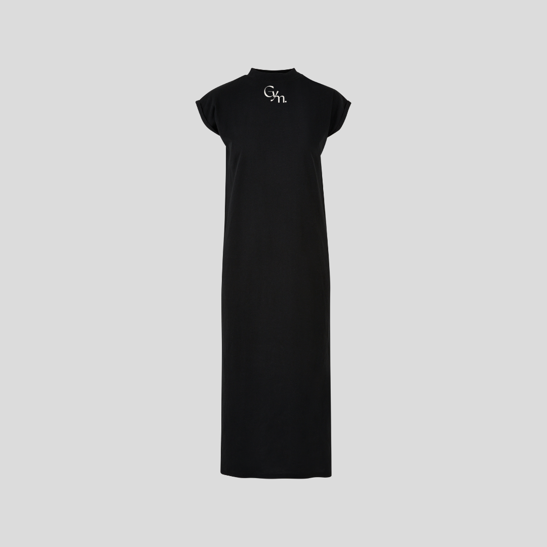 Go Yum Mum Extended Shoulder Midi Dress