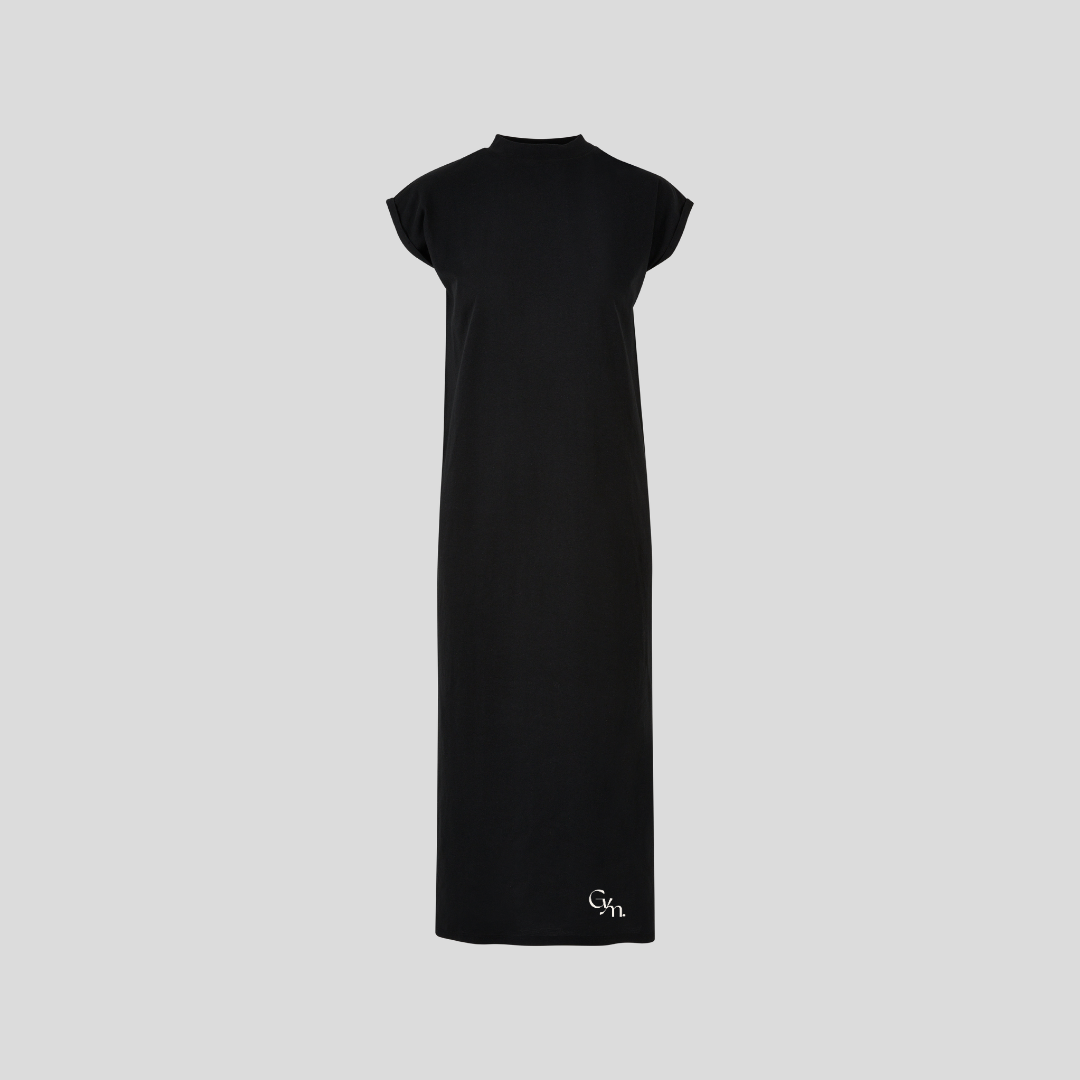 Go Yum Mum Extended Shoulder Midi Dress
