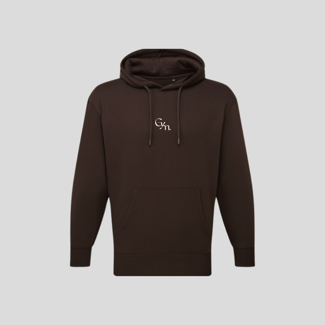 Go Yum Mum Recycled Cotton Hoodie - Chocolate