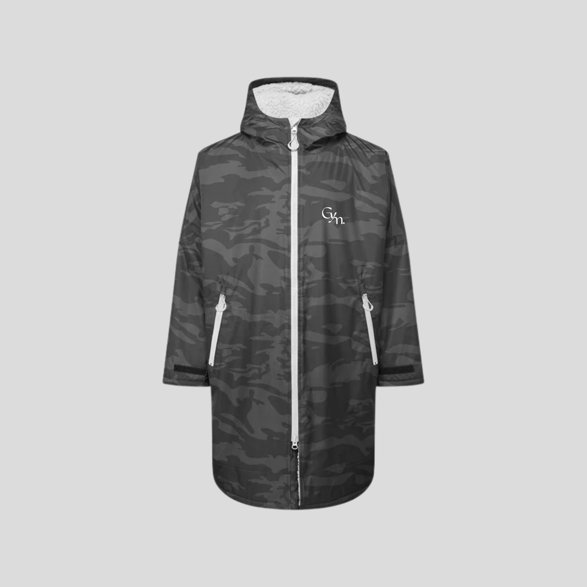 All-Seasons Waterproof Changing Robe - Black Camo/Cool Grey