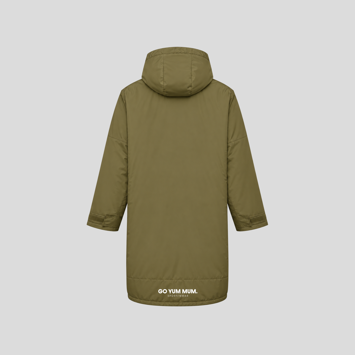 All-Seasons Waterproof Changing Robe - Olive/Natural