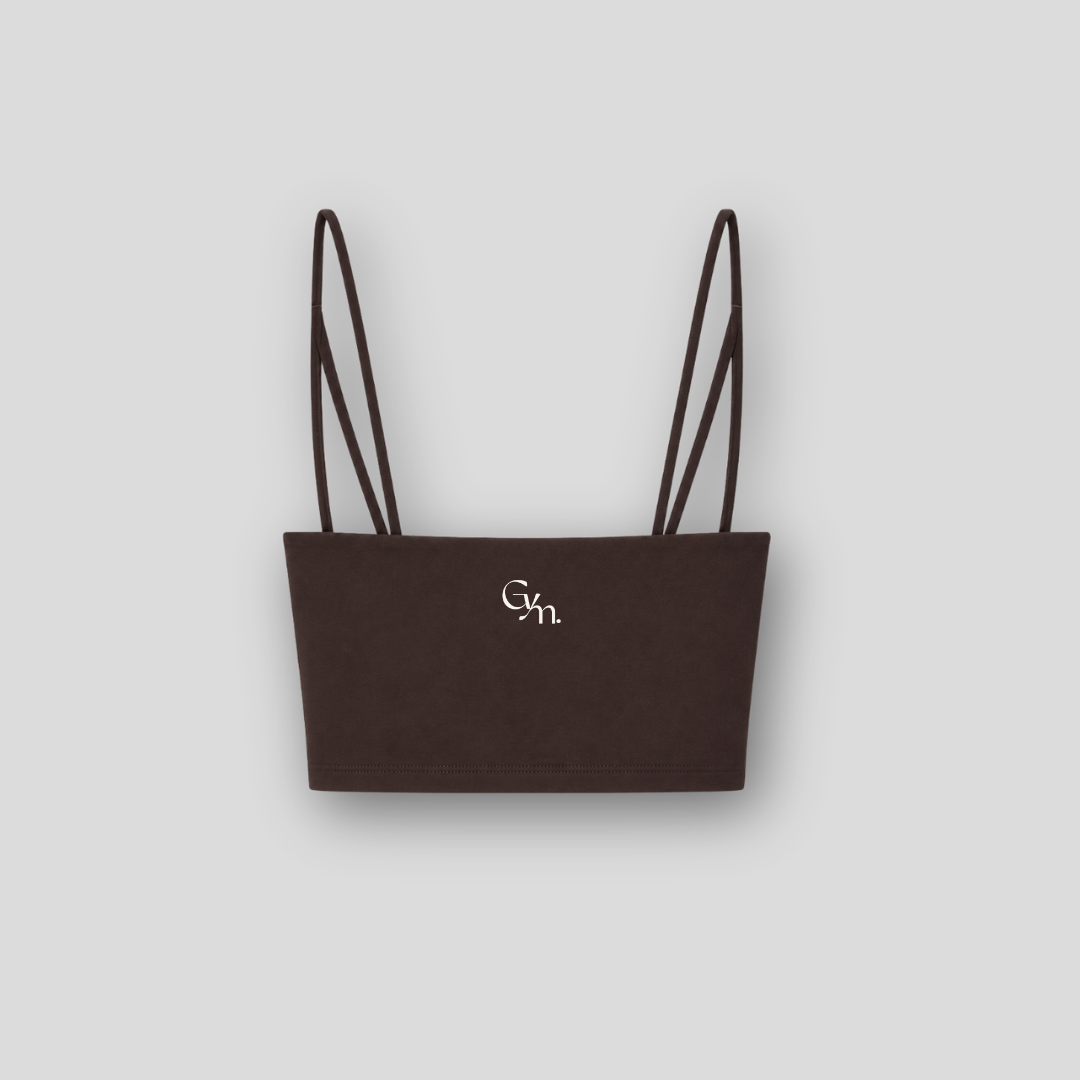Go Yum Mum Recycled Luxe Sports Bra - Chocolate
