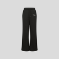 Go Yum Mum Wide Leg Joggers - Black