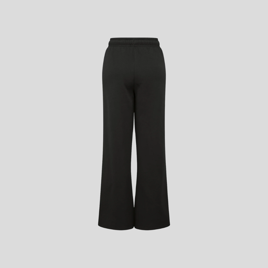 Go Yum Mum Wide Leg Joggers - Black
